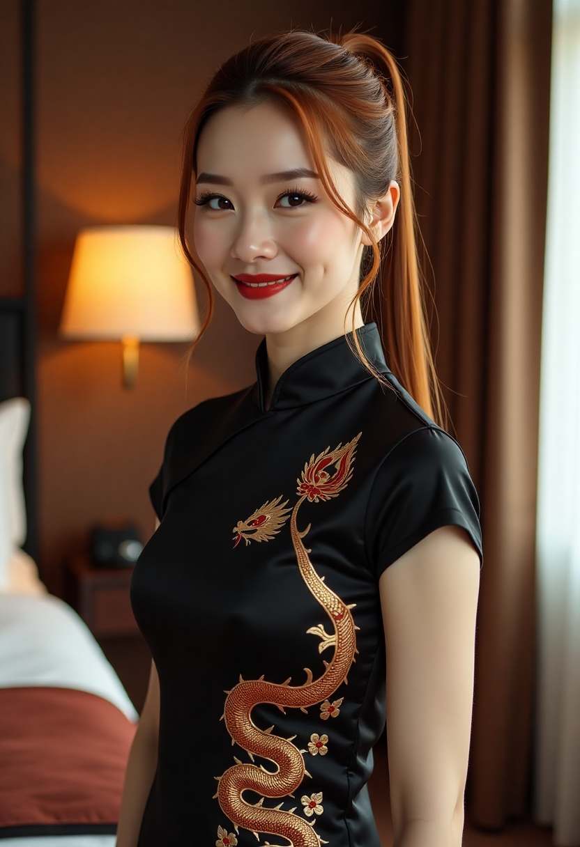 姐妹站在老裁缝铺门口的剧照
