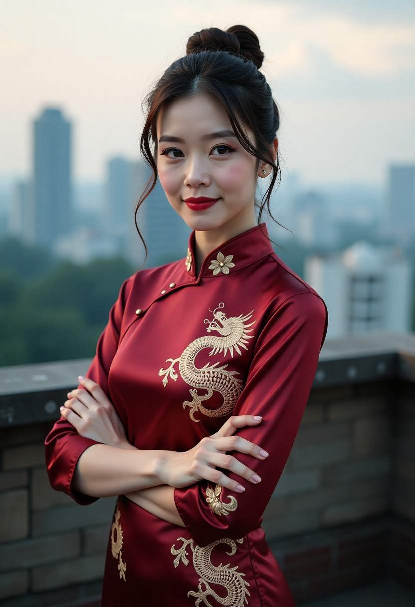陈玉兰为邻居泡茶的剧照